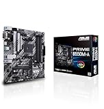 ASUS Prime B550M-A Gaming Mainboard Sockel AM4 (micro ATX, Ryzen, PCIe 4.0, 2x M.2, 1Gbit/s-Ethernet, SATA 6Gbit/s, USB 3.2 Gen 2 Typ-A, Unterstützung für Aura Sync RGB Header)
