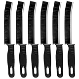 NXPUXP 6 Stück Hartborsten Eckenreinigungsbürste,Spaltreinigungsbürste,Multifunktionale Lückenreinigungsbürste,Eckenreinigungsbürste für Badezimmer Küche