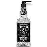 Bandido Shaving Gel Men Rasiergel (1000ml) Transparent Männer Rasur Herren nicht-schäumend präzise Rasur der Bartkonturen mit jeder Rasierklinge Rasiermesser Herren verwendbar (Metallic Silver)