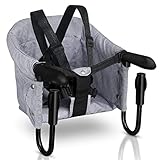 Izrielar Tischsitz Faltbar Babysitz, mobiler hochstuhl baby Mit Aufbewahrungstasche, babysitz stuhl für zu Hause und Unterwegs, Maximale Tragfähigkeit 18 kg