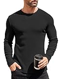 COOFANDY Herren Pullover Strickpullover mit Rundhals Slim Fit Casual Leicht Winterpullover Basic Männer Feinstrick Pullover Pulli