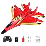 LED Light Rc Airplane, Waterproof Rc Airplane, 2.4GHz RC Flying Toy, Double Engine Motor Airplane, RC Aircraft Toy for Kids, Outdoor Rc Airplane Toy, Early Learning Rc Airplane, Flying Toy for Kids