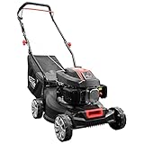 Güde Rasenmäher ECO Wheeler 412.2 P (Motor: 4-Takt Power-Engine S 241 V, Motorleistung: 1,5 / 2 (kW/PS), Hubraum: 79,8 cm³, Schnittbreite: 40,6 cm, 40l Grasfangsack, 3-fache Schnitthöhenverstellung)