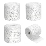 Gipsbinden Set, 4 Rollen Gipsbinden Babybauch Abdruck, 5cm x 2,7m Babybauch Gipsbinden, Gipsrollen Gips Binden, für der Medizin oder im Modellbau Baby Bauch Modellbau Kunst