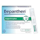 Bepanthen Augentropfen, die Hilfe bei trockenen, geröteten, juckenden oder brennenden Augen, 20-er Pack (20 x 0,5 ml)