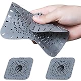 Silikon Abflusssieb Haarfänger Verstopfung Ohne Design Flexible Abflussabdeckung Leicht Zu Reinigen Starker Schutz Für Duschbadewannen Verstellbarer Duschablauffilter