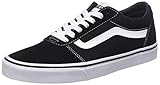 Vans Ward Herren Sneaker, Suede Canvas Black White, 42.5 EU