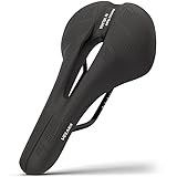 VELMIA Mountainbike Fahrradsattel aus bequemen Memory Foam I MTB Sattel mit ergonomischem [3 Zonen Konzept] I Fahrrad Sattel für Rennrad I Saddle