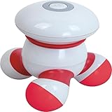 Mini Massager Handheld Vibration Körper Massager mit LED-Licht für Kopf Hals Rücken Arme Schulter Schmerz Release, batteriebetrieben