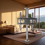 Generisch Vollbeweglicher TV-Halterungsständer – 360° drehbar und höhenverstellbar für 32-65-Zoll-LCD-Fernseher – Schwenkbarer Bodenständer und Trennwandrahmen zur Wandmontage (86-114 cm)