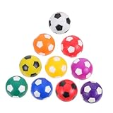 BESPORTBLE 10 Stück Teiliges Buntes Foosball ersatzset Kunststoffbälle für Tischfußball Robustes Zubehör für Kompatibel mit Standard tischkicker für Fußball trainingszubehör und Spielspaß
