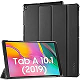 EasyAcc Hülle Kompatibel mit Samsung Galaxy Tab A 10.1 2019 T510 T515 - Ultra Dünn mit Standfunktion Slim PU Leder Schutzhülle