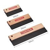 COMENSAL® Gummispachtel - Fliesenspachtel - Fugengummi Holzgriff - Made in EU - 200mm -250 mm -300 mm