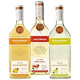 Digestif Set - Die Feinen Milden von Schladerer - Tasting-Set mit Goldaprikose, Bergapfel & Williamsbirne - Spirituose (3 x 700 ml)