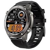 GPS Smartwatch Herren Blutdruck Sportuhr Barometer Militär Uhr Kompass Höhenmesser Outdoor Fitnessuhr Telefonfunktion Gesundheitsuhr Pulsuhr Schrittzähler Laufuhr Aktivitätstracker Military Watch