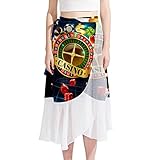 Damen Badeanzug Cover Up Kurz Chiffon Casino Nachtspiele Würfel Spielkarten Symbole Sommer Strand Sarong Bikini Wickelrock Badeanzug Mehrfarbig, mehrfarbig, M/L