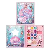 MockTota Schminkset Mädchen, Ungiftig und Abwaschbar Kinder Make-Up Set Mädchen, Karneval Schminke Kinderschminken Set, DIY Prinzessin Kids Makeup Set for Girls, Kinder Schminkpalette (18 Farbe)