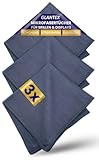GLANTEX Brillenputztücher 3er Set – Mikrofaser Brillentuch 30x30cm in Optikerqualität – Reinigungstücher für Brillenreinigung, Display & Kamera
