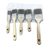 Dickspänen Pinsel Set Holzbeize Pinsel Zum Streichen Von Wänden Und Zäunen Malerpinsel Mit Holzgriff