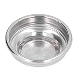 Kaffeefilterkorb aus Edelstahl, poröser Filterkorb für 1 Tasse, für Kaffeezubereitung mit 58-mm-Griff