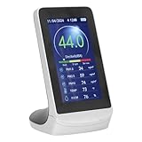Dezibelmessgerät LCD-Schallpegelmesser 30-130 DB Geräuschtemperatur Luftfeuchtigkeit PM-Anzeige Geeignet für das Heimbüro