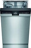 Siemens SR43ES28KE iQ300 Unterbau-Geschirrspüler / D / 63 kWh / 9 MGD / Smart Home kompatibel via Home Connect / Hygiene Plus Programm / Oberkorb mit rackMatic