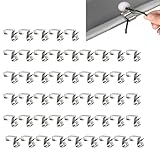 Generisch Clips für – Aufhängehaken für den Außenbereich, Dachbefestigungen aus Kunststoff | Wetterfeste Montageklemmen, Lichterkettenhalter für Feiertage, festliche Traufenhalterungen, dekorative Da