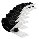 ARTIBETTER Solarfolie Befestigungsset Poolabdeckung Zubehör Robuste Solardeckenhalterung mit Universellen Gurtschnallen Sichere Verbindung für Aufroller und Solarabdeckplane Schwarz