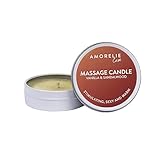 AMORELIE Care – Romantische Massagekerze Vanille & Sandelholz für Paare (43ml)