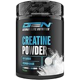 Creatin Pulver - 1kg / 1000 g - Creatine Monohydrat Pulver - Optimale Löslichkeit & mikrofein - Vegan - 293 Anwendungen - German Elite Nutrition