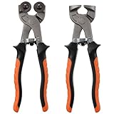 Fliesenzangen und Mosaikschneider Zange Set, für Porzellan Glas Spiegel Buntglas, Fliesen, Keramik, Mosaik,Fliesenzange und Räder, Keramikfliesenschneider, Glaszange, Handglasschneider