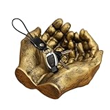 Handschlüsselhalter Aus Kunstharz, Handgeformtes Tischtablett, Organizer Für Den Eingangsbereich. Handschale, Handgeformtes Kunstharzdesign, Mehrzwecktablett, 13 Cm, Für Schmuck Und Kleine Gegenstände
