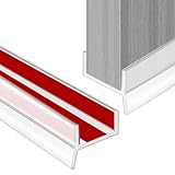 Sockelleiste Küche Sockelprofil Dichtung für 15/16/17/18mm Sockelbreiten, Flexibles Silikon Selbstklebend Küchenleiste Abdichtungsprofil Wasserdicht Staubdicht für Küchensockel (Transparent, 5M)