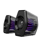 Edifier G2000 Pro 2.0 RGB Gaming-Lautsprecher mit 64W Leistung, 270° TempoFlow™ Light Sync, Virtual 7.1 Surround Sound - Bluetooth 5.4/USB-C/AUX für PC, PS5 (Schwarz)