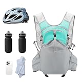 BommFu Trinkgurt,Wasserrucksack - Leichter Sportrucksack für Radfahren Wandern Jogging Berglauf Festivals Outdoor Aktivitäten