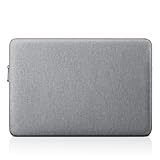 jooeer 11 Zoll Laptop Hülle Kompatibel mit 11-12' Chromebook Tablet, Dünn Wasserdicht Schutzhülle Tasche Stoßfest Gepolsterte Sleeve, Hellgrau