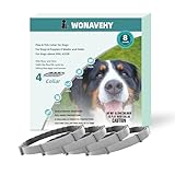 4 Pack Zecken- & Flohschutz Halsband Hunde Flohschutzhalsband für Hunde Zeckenhalsband Flohhalsband Schutzhalsband gegen Flöhe 8 Monate Schutz 63 cm verstellbar für alle Größen