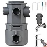 CHENRI Schraubenschlüssel-Werkzeugsatz für Wasserhähne, Armaturenschlüssel, 16 in 1 Waschbecken Installer Werkzeug, Standhahnmutterschlüssel Multifunktions Spülenschlüssel für Bad, Küche