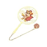 NUOBESTY 1Stk Jahr des Tiger-Lesezeichens bookmarks book marks nootbook notizhefte Schreibwaren Schickes Lesezeichen chinesisches neujahrslesezeichen Bürobedarf Büromaterial Messing Golden