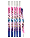 Online Vorteils-Pack Tintenlöscher 6x Tintenkiller zum Löschen und Überschreiben | Design Butterfly | Entfernung und Korrektur blauer Tinte | Schreibfarbe blau