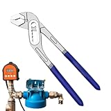 Verstellbare Gripzange – Diagonalzange, Linienmonterzange, Diagonalzange, Wasserpumpenzange mit Griffen aus zwei Materialien für Sanitärreparatur und grundlegende Hauswartung