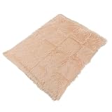 Kisangel Langes Plüsch Haustierbett für Hunde und Katzen Warme Weiche Schlafmatte Waschbare Kuscheldecke rutschfeste Unterseite Geeignet für Kleine bis Große Haustiere Vielseitig für