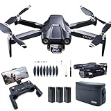 CHUBORY X10 PRO GPS-Drohne mit Kamera für Erwachsene 4K UHD, 90 Minuten Flugzeit, 1000 Meter Steuerreichweite, automatische Rückkehr, Folge-Modus, bürstenloser Motor, 5G RC-Quadcopter für Anfänger