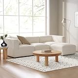 Deerly Boho Teppich 140x200 Schlafzimmer, Waschbarer Teppich Perfekt für Wohnzimmer, Küchen, Balkon Terrasse, Modernes Teppich Orientalisch Ethno Muster für Carpet Livingroom 140x200CM,Hellbraun