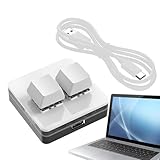 2-Tasten- | Mini-USB- mit Kopier- und Einfügetasten, universelle mechanische Spiel-PC-Tastaturen, Kopieren und Einfügen RGB-Hintergrundbeleuchtung für Zuhause und Reisen