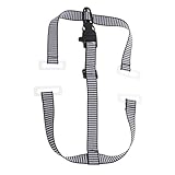 EXHUMKY Verstellbarer Kinnriemen aus Abs für Schutzhelme Langlebiger Hard Hat Kinngurt mit Flexiblem Band Universeller Helm Kinnschutz für Sicheren Halt Einfache Montage Schwarz