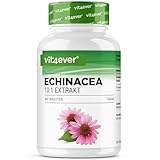 Echinacea 500 mg - 365 vegane Tabletten - Natürliches Echinacea Extrakt 10:1 - Hochdosiert - Ohne unerwünschte Zusätze - Vegan