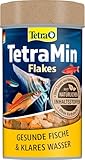 TetraMin Flakes - Fischfutter in Flockenform für alle Zierfische, ausgewogene Mischung für gesunde Fische und klares Wasser, 100 ml Dose