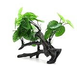 FANSHINUO Aquarium-Landschaft, Blattmodell, Treibholz, Aquarien, Dekorationen, Kunst, Terrarium, Lebensraum, Ornamente, Aquarium, Harz, Treibholz