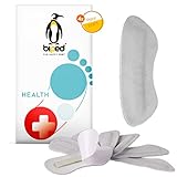 biped HEALTH 4 Paar Anti Slip Fersenhalter - schnelle Hilfe bei zu großen Schuhen und harten Fersen Kappen - selbstklebendes Fersenpolster aus weichem Velours Leder z2392